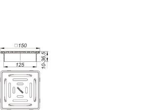DALLMER DallDrain Select Aufsatz Dallmer - DALLMER DallDrain Select Aufsatz