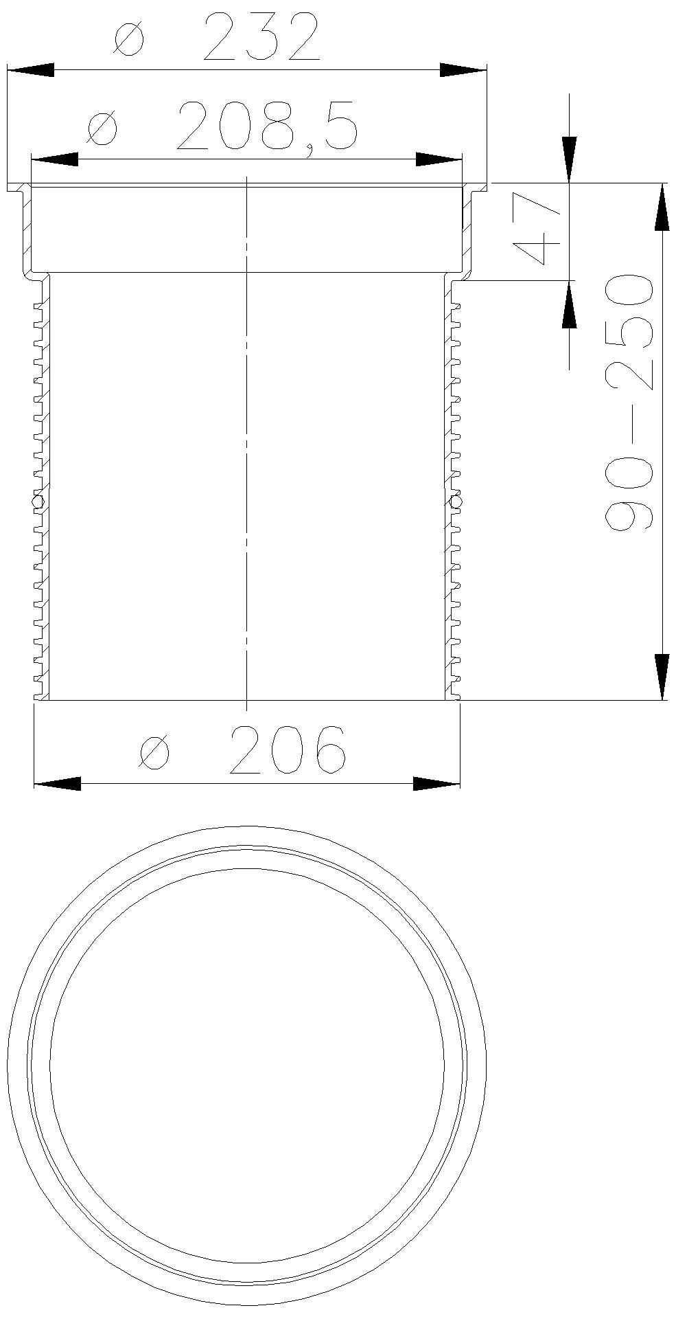DALLMER Aufsatzverlängerung DallSafe 200