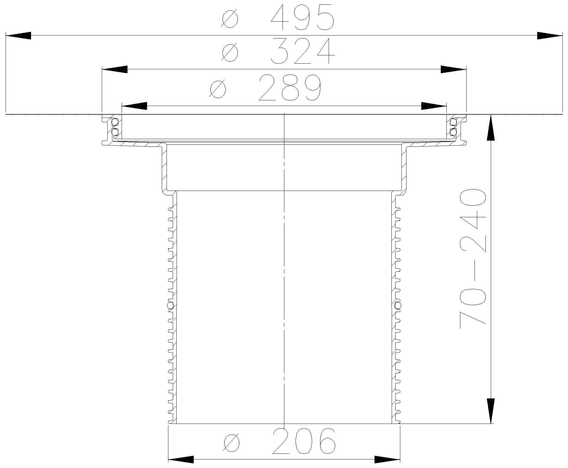 Dallmer - DALLMER Aufstockelement DallSafe 200