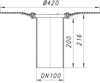 DALLMER DallBit Balkonablaufgehäuse 84 Dallmer - DALLMER DallBit Balkonablaufgehäuse 84