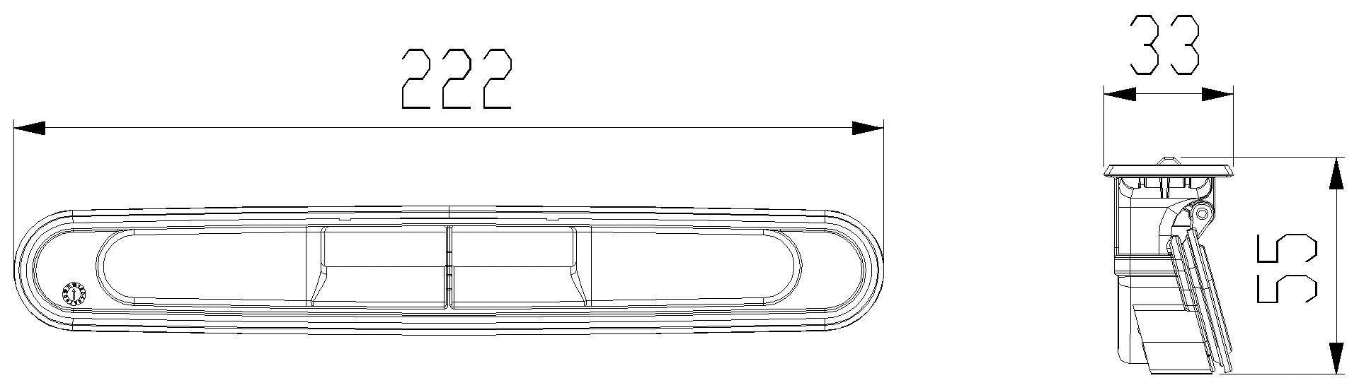 DALLMER Geruchsverschluss DallFlex 2.0, mechanisch
