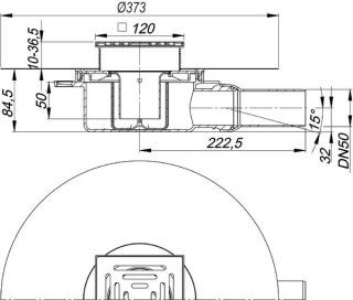 DALLMER DallDrain Pure Bodenablauf Dallmer - DALLMER DallDrain Pure Bodenablauf