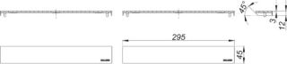 DALLMER CeraWall Individual Duo Abdeckung Dallmer - DALLMER CeraWall Individual Duo Abdeckung