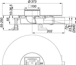 DALLMER DallDrain Select Plan Bodenablauf Dallmer - DALLMER DallDrain Select Plan Bodenablauf