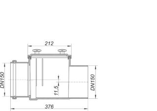 DALLMER Reinigungsrohr Stausafe Dallmer - DALLMER Reinigungsrohr Stausafe