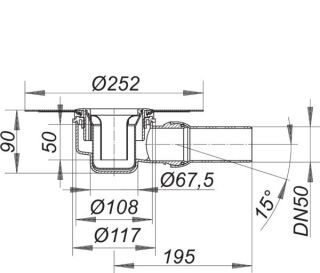 DALLMER Duschablauf ORIO N Dallmer - DALLMER Duschablauf ORIO N