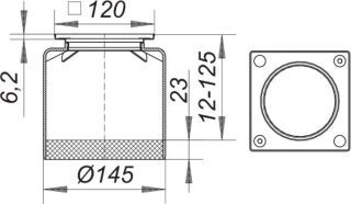 DALLMER Aufsatzrahmen Dallmer - DALLMER Aufsatzrahmen (GTIN: 4001636500601, HAN: 500601)
