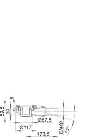DALLMER ORIO Ablaufgehäuse Dallmer - DALLMER ORIO Ablaufgehäuse