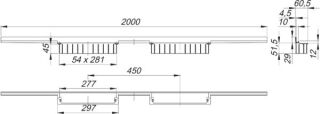 DALLMER CeraWall Individual Duo Duschrinne Dallmer - DALLMER CeraWall Individual Duo Duschrinne