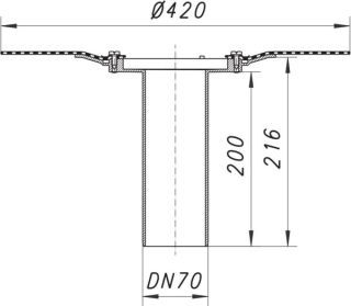 DALLMER DallBit Balkonablaufgehäuse 84 Dallmer - DALLMER DallBit Balkonablaufgehäuse 84