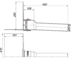 DALLMER Attikaablauf Dallmer - DALLMER Attikaablauf