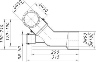 DALLMER Wand-WC-Anschluss Dallmer - DALLMER Wand-WC-Anschluss