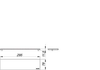 Dallmer - DALLMER CeraWall Design Connect Abdeckung 