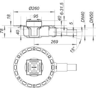 DALLMER TistoPlan Bodenablauf Dallmer - DALLMER TistoPlan Bodenablauf