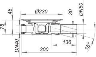 DALLMER Serie 10 Ablaufgehäuse 42 Dallmer - DALLMER Serie 10 Ablaufgehäuse 42