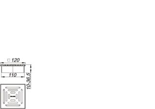 DALLMER DallDrain Pure Aufsatz  Dallmer - DALLMER DallDrain Pure Aufsatz