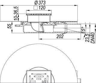 DALLMER DallDrain Select Plan Bodenablauf Dallmer - DALLMER DallDrain Select Plan Bodenablauf