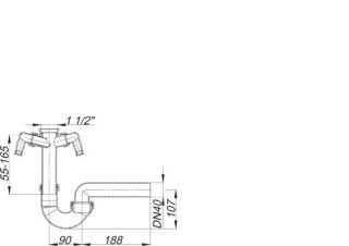 DALLMER Röhren-Siphon Dallmer - DALLMER Röhren-Siphon