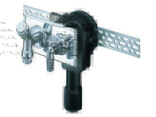 DALLMER Wandeinbau-Waschgeräte-Siphon 406 Dallmer - DALLMER Wandeinbau-Waschgeräte-Siphon 406