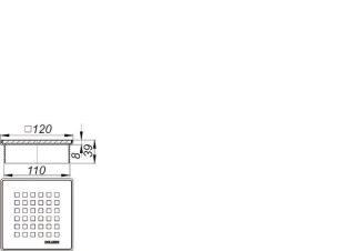 Dallmer - DALLMER DallDrain Select Quadra Aufsatz