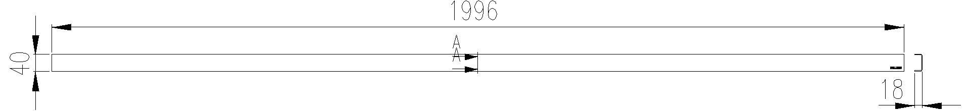 Dallmer - DALLMER Abdeckung CeraLine Standard, 2000 mm