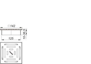 DALLMER DallDrain Pure Aufsatz  Dallmer - DALLMER DallDrain Pure Aufsatz