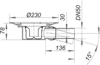 DALLMER Serie 10 Ablaufgehäuse 42 Dallmer - DALLMER Serie 10 Ablaufgehäuse 42