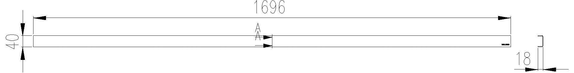Dallmer - DALLMER Abdeckung CeraLine Standard, 1700 mm
