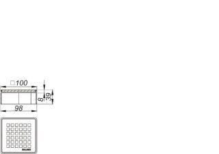 Dallmer - DALLMER DallDrain Select Quadra Aufsatz
