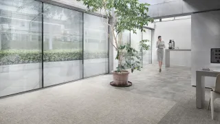DESSO EcoBase® - bitumenfreier Teppichrücken vollständig recycelbar DESSO EcoBase® - bitumenfreier Teppichrücken vollständig recycelbar