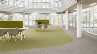 DESSO AirMaster® - Teppichfliesen für gesunde Raumluft durch Feinstaubbindung DESSO AirMaster® - Teppichfliesen für gesunde Raumluft durch Feinstaubbindung