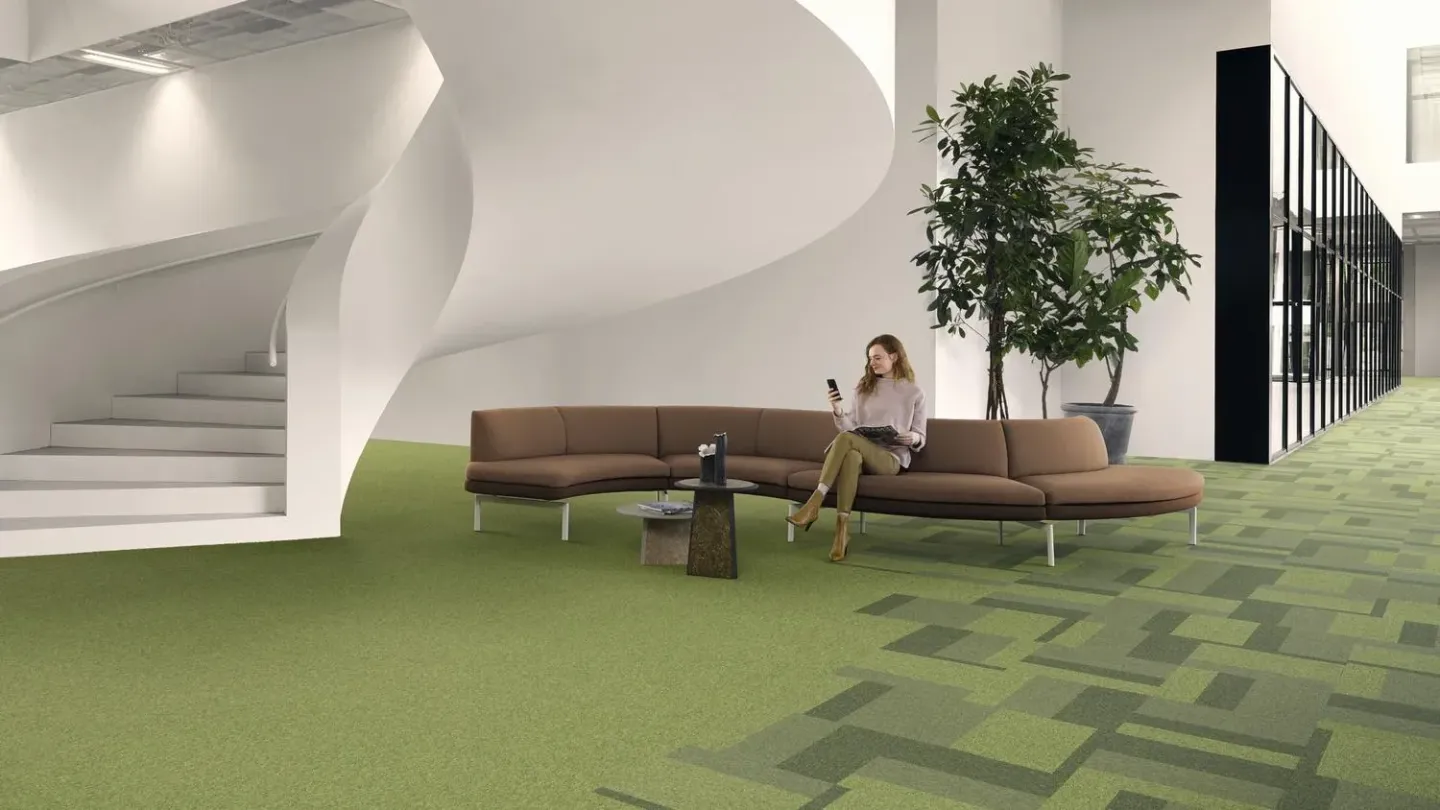 DESSO EcoBase® - bitumenfreier Teppichrücken vollständig recycelbar DESSO EcoBase® - bitumenfreier Teppichrücken vollständig recycelbar