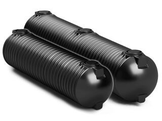 Zylindrische PE-Wassertanks