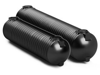 Zylindrische PE-Wassertanks