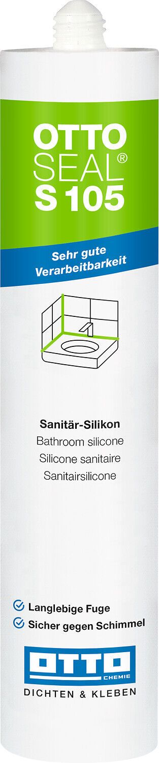 OTTOSEAL S 105 SILIKON-DICHTSTOFF (Sanitär) OTTO-CHEMIE - OTTOSEAL S 105 SILIKON-DICHTSTOFF (Sanitär)