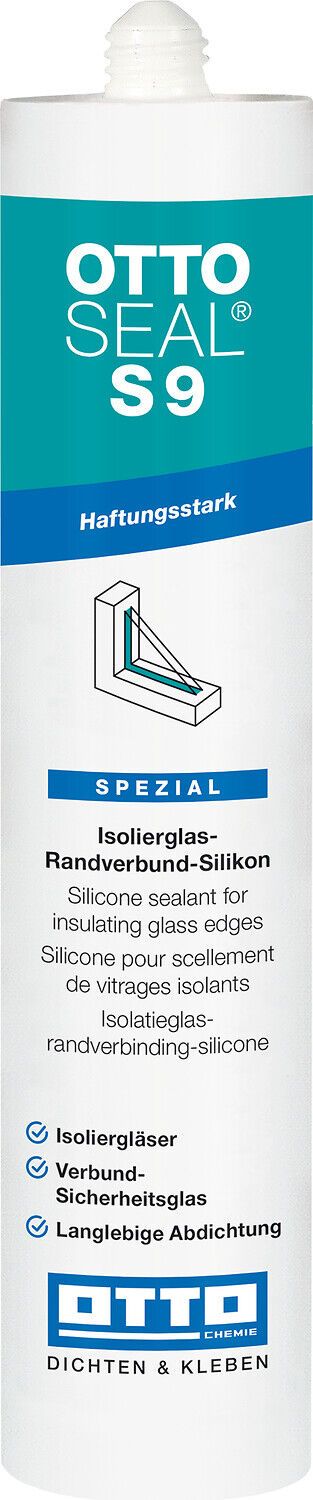OTTOSEAL S 9 SILIKON-DICHTSTOFF (Isolierglas-Randverbund) OTTO-CHEMIE - OTTOSEAL S 9 SILIKON-DICHTSTOFF (Isolierglas-Randverbund)