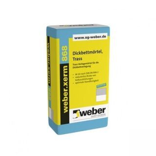 weber.xerm 868, Dickbettmörtel Trass