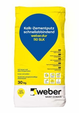 weber.dur 110 Mineralischer Kalk-Zementputz