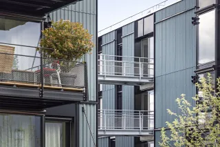 Wellplatten aus Faserzement für die Fassade Wellplatten aus Faserzement für die Fassade