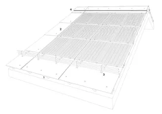 Integriertes  Photovoltaik-Dachsystem Integriertes  Photovoltaik-Dachsystem