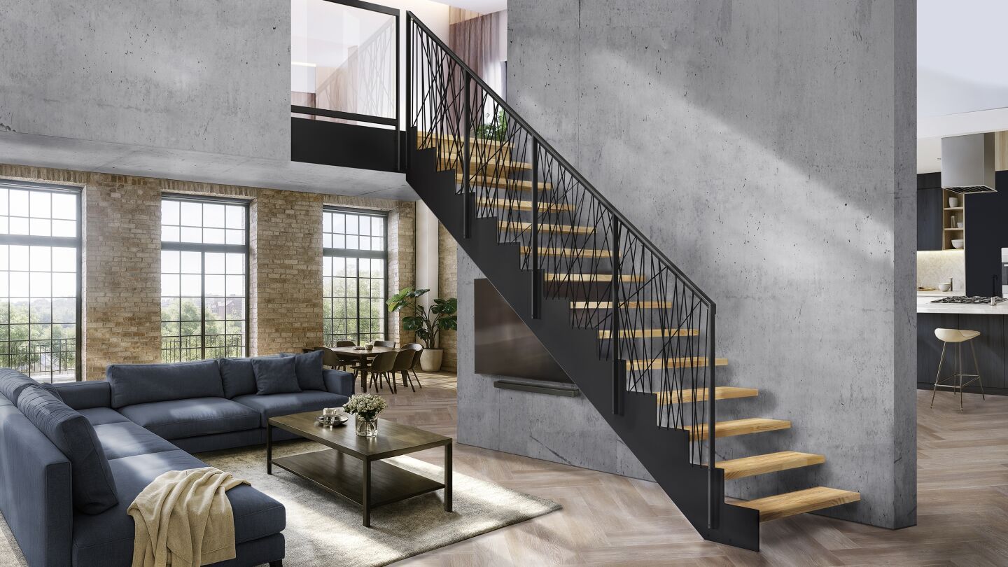 Vielseitige Treppenmodelle