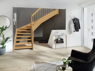 Feuerhemmende F30-B Holztreppen Feuerhemmende F30-B Holztreppen