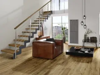 Wangentreppen mit verschiedenen Materialien Wangentreppen mit verschiedenen Materialien