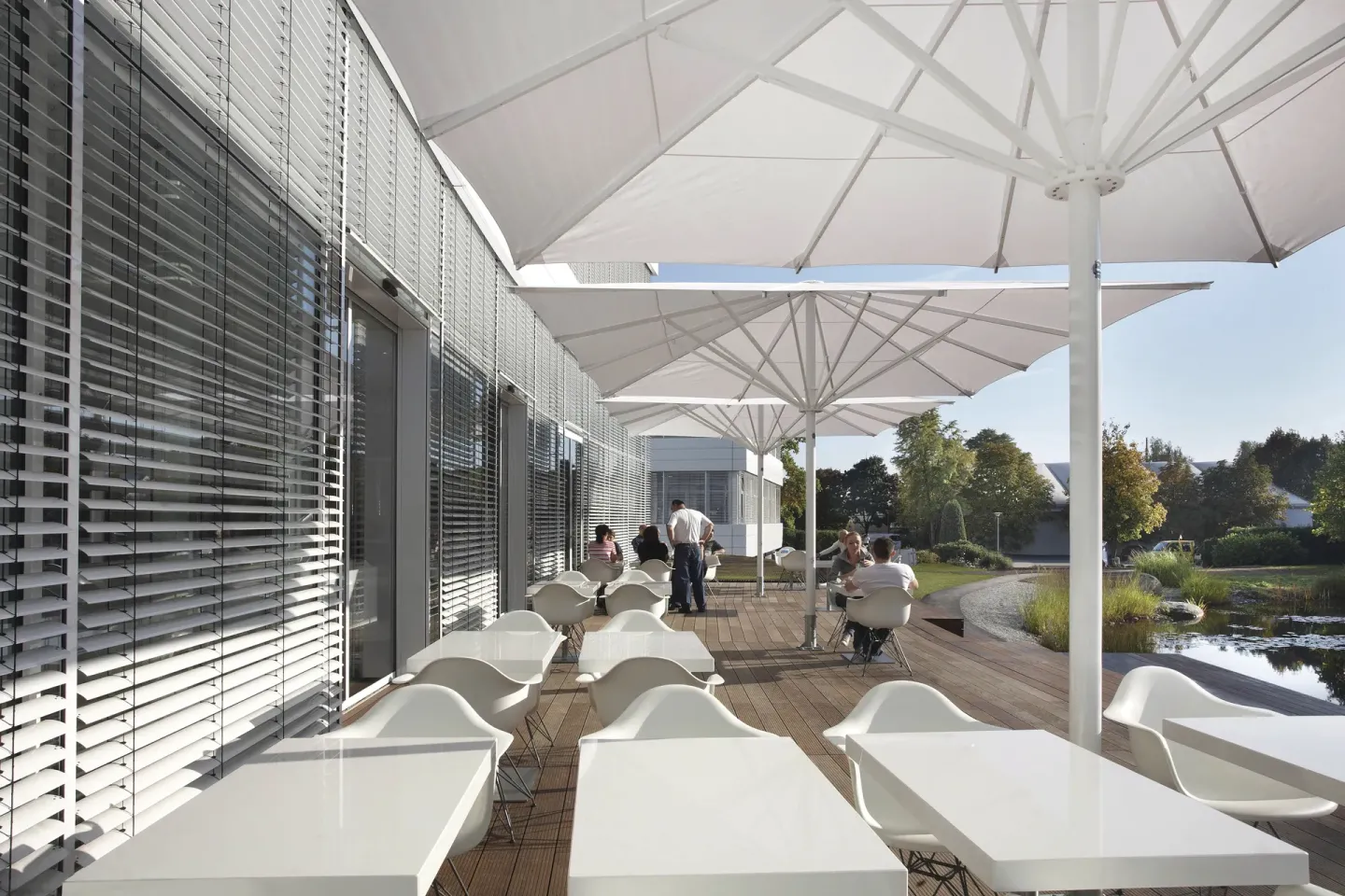 Sonnenschirme für gewerbliche und öffentliche Bereiche Sonnenschirme für gewerbliche und öffentliche Bereiche