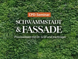 CPD-Seminar „Schwammstadt & Fassade: Regenwasser als Entwurfsprinzip“