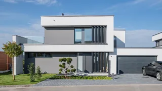 Sonnenschutzlamellen als Sonnen- und Sichtschutz Sonnenschutzlamellen als Sonnen- und Sichtschutz
