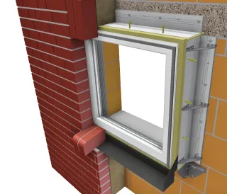 Vorwandmontage-System - Fenster- und Türelemente in der Dämmebene Vorwandmontage-System - Fenster- und Türelemente in der Dämmebene