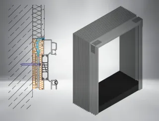 Vorwandmontage-System - Fenster- und Türelemente in der Dämmebene Vorwandmontage-System - Fenster- und Türelemente in der Dämmebene