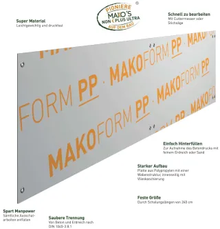 MAKO Fundamentschalungen MAKO Fundamentschalungen