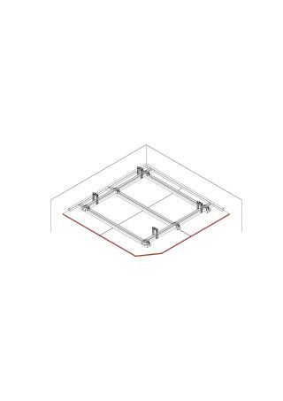 Abgehängte Unterdecke , 1 x 12,5 mm DANO® Fix